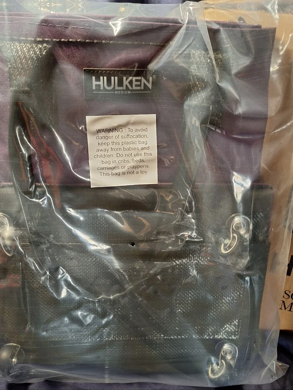 NWT Hulken Bag, MATTE PLUM, Medium